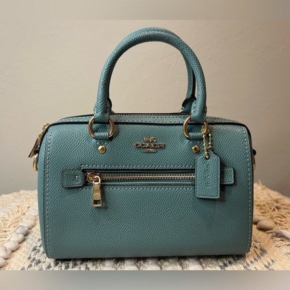 Nwt Authentic Coach Mini Rowan In Marine Crossbody Satchel Bag - Picture 4 of 12